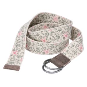 Floral D-Ring Belt