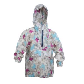 Girl's Waterproof Butterfly Camouflage Kag in a Bag