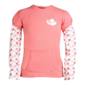 Girl's Stitch Heart LS T-Shirt
