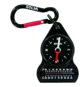 Carabiner 10 Compass and Thermometer