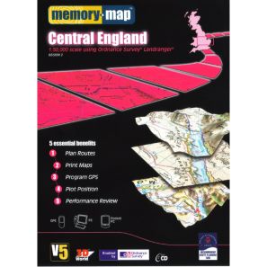 Central England - OS Landranger Standard Edition
