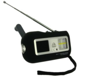 Compact Wind Up Radio and Torch