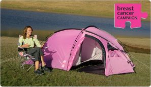 Pink Eurohike tent
