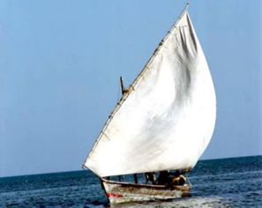 Dhow in motion